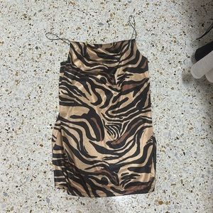 Zara Cowl Neck Dress Size Medium
